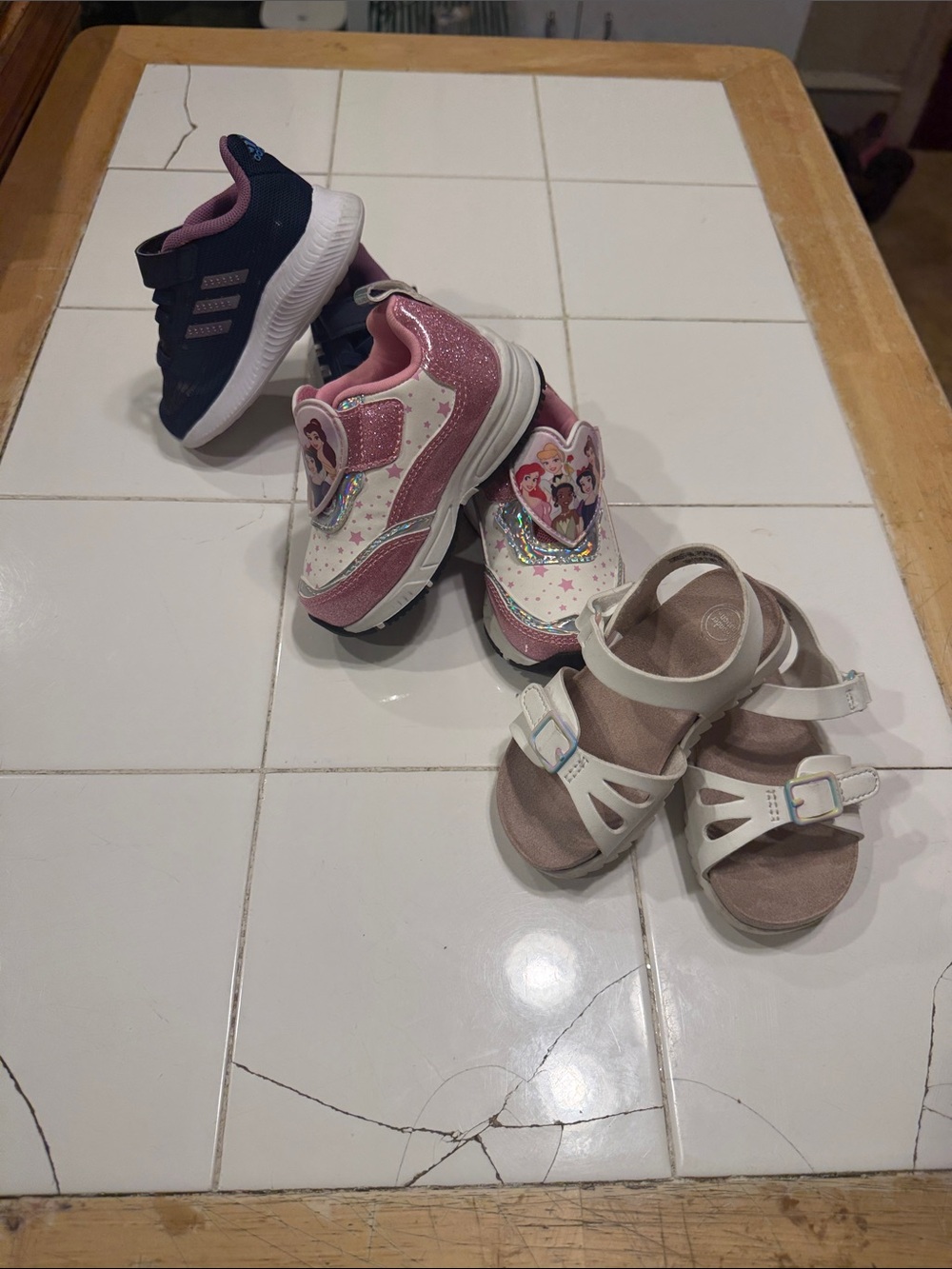 Bundle 3 pair size 5 baby girls shoes